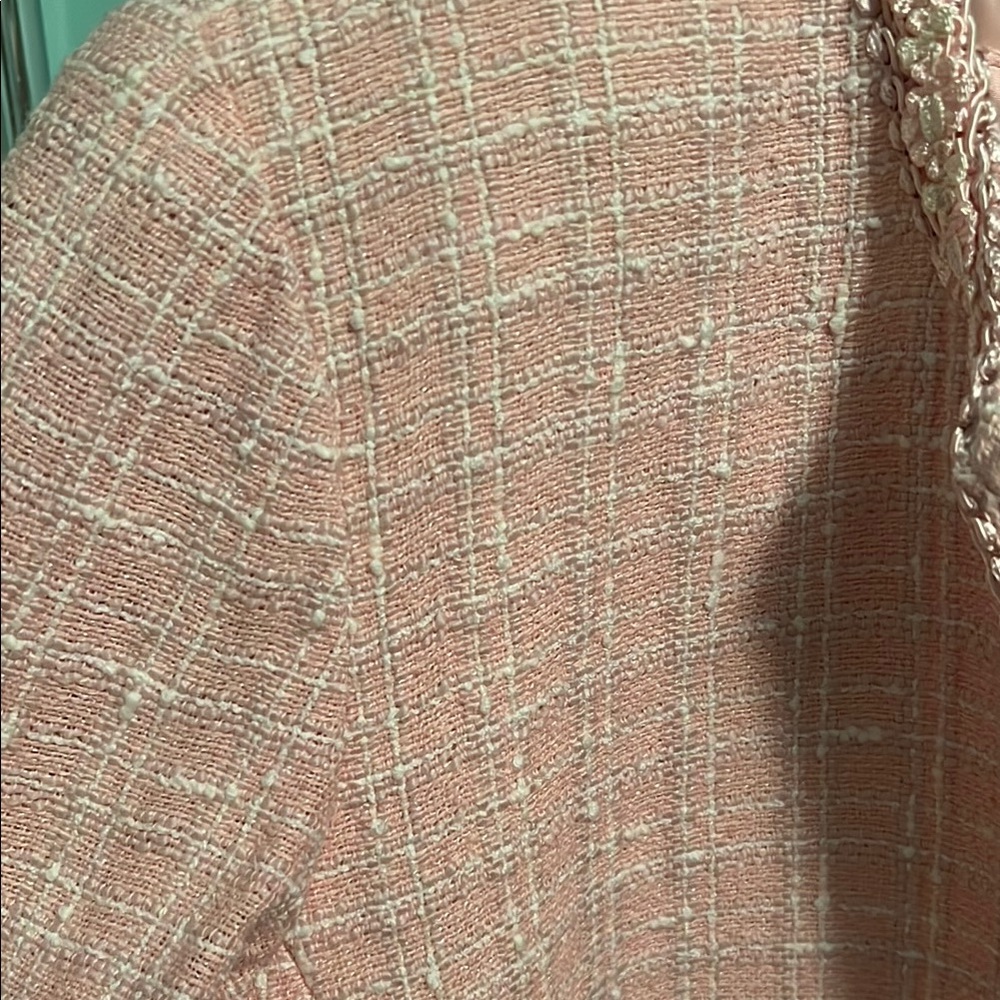 Neiman Marcus Blush Dress and Jacket Set - Picture 4 of 7